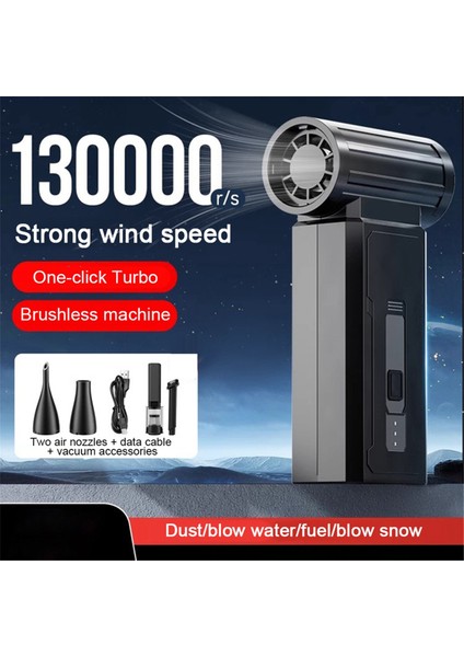 Mini Turbo Jet Fan 130000 Rpm 35M/STURBO Şiddetli Fırçasız Motor Yüksek Hızlı Kanallı Güçlü Hava Üfleyici (Yurt Dışından)