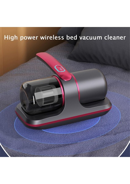 Uv El Tipi Vakumlu Yatak Temizleyici Kablosuz Yatak Çift Kanatlı Başlıklı, Gri Mavi (Yurt Dışından) fiyatları