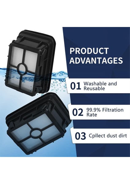 Crosswave Cordless Max Serisi 2787 2554A, 25542, 25548, Çoklu Fırça Ruloları Hepa Filtreleri Için Değiştirme Kiti (Yurt Dışından) fiyatları