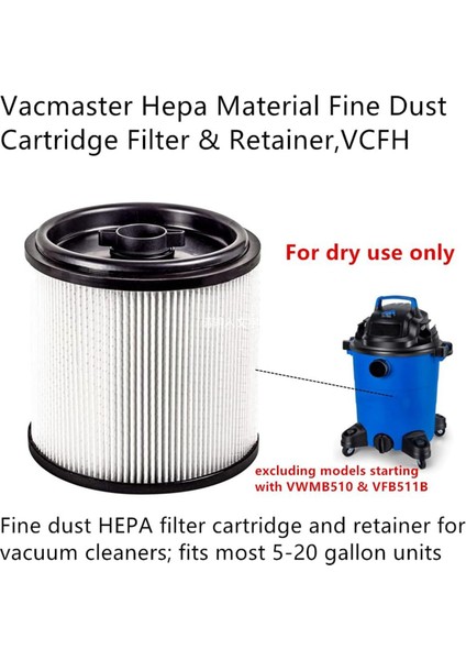 Hepa Malzeme Ince Toz Filtresi ve Tutucusu, Vcfh Için Yedek (Yurt Dışından) fiyatları