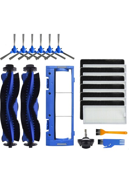 Robovac 11S Plus 15C 25C 30C 35C 12 15T Robot Süpürge Silindir Yan Fırça Hepa Filtre Aksesuarları (Yurt Dışından)