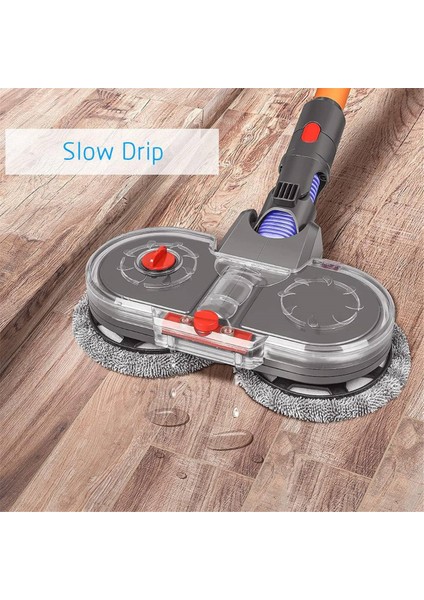 V15 V11 V10 V8 Elektrikli Süpürgeler Için Elektrikli Paspas, Çıkarılabilir Su Tankı ve 12 Tekrar Kullanılabilir Ped ile Bağlantı Parçası (Yurt Dışından) indirimleri