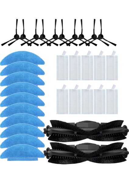 7490 Eternal / X-Treme Robot Süpürge Ana Yan Fırça Paspas Bezi Paçavra Filtre Parçaları (Yurt Dışından) fiyatları