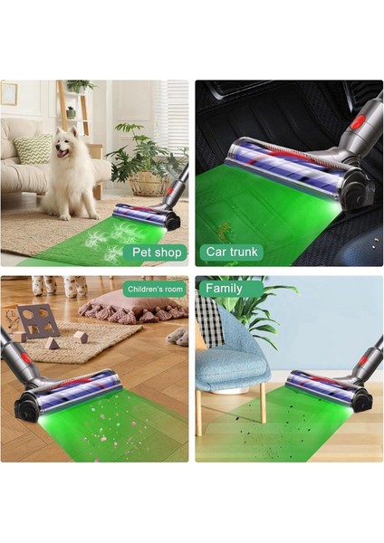 Şarj Edilebilir Elektrikli Süpürge Toz Göstergesi LED Lamba Evrensel Bağlantı Evcil Hayvan Tüyü Kedi Köpek Kürk (Yurt Dışından) indirimleri