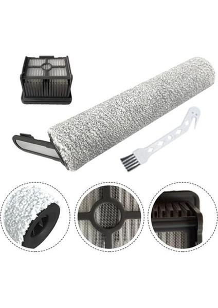 Set M12/M12 Pro Robot Süpürge Ana Fırça Filtre Aksesuarları Yedek Parçaları ile Uyumlu (Yurt Dışından) indirimleri