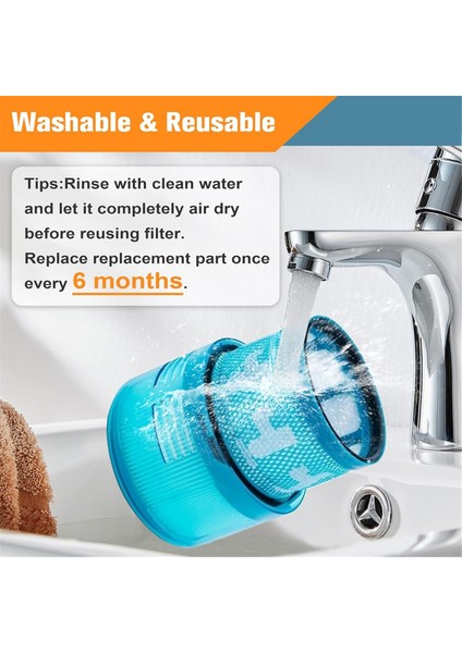 Kablosuz Dikey Elektrikli Süpürge Parçaları Için Gen 5 Filtre Yedeği, 2 Paket (Yurt Dışından) fırsatları