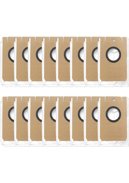 16 Adet N3/RS0100WA Toz Torbalı Robot Süpürge Aksesuar Parçası ile Uyumlu (Yurt Dışından)