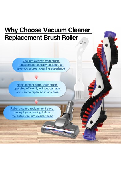 DC35 DC44 DC45 DC43 Elektrikli Süpürge Için Ana Silindir Fırçası Değişimi Temizleme ile Silindir Aksesuarları (Yurt Dışından) fiyatları