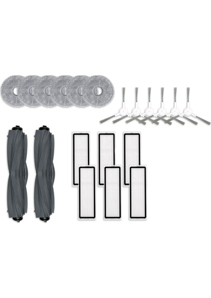 L10 Prime / L10S Pro Robot Vakum Yedek Parçaları Ana Yan Fırça Hepa Filtre Paspas Yedek Parçası (Yurt Dışından)