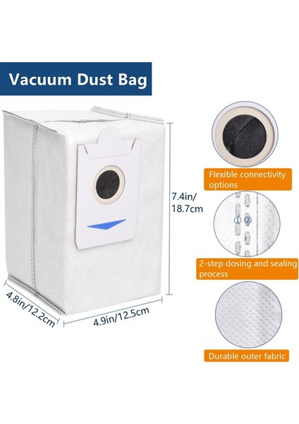 X2 Omni/max/pro Elektrikli Süpürge Aksesuarları Seti, Ana Fırça Paspas Filtre Torbaları Için Yedek Parçalar (Yurt Dışından) fırsatları