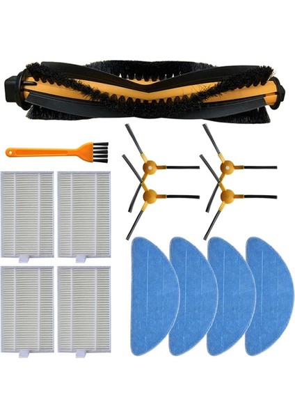 FL022 Robot Süpürge Ana Yan Fırça Hepa Filtre Paspas Bezi Yedek Parçaları (Yurt Dışından)