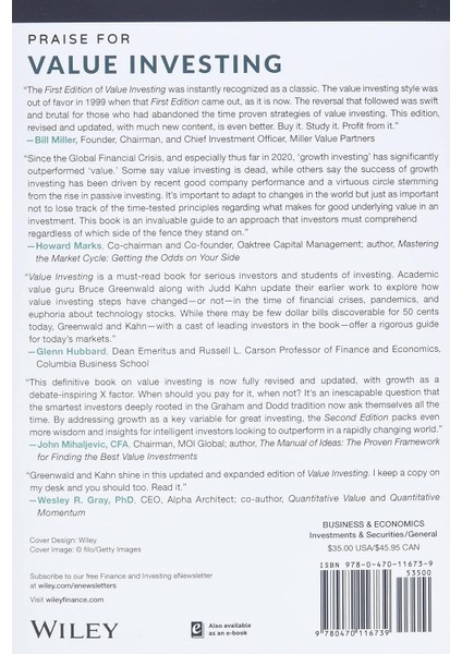 Value Investing: From Graham To Buffett And Beyond: 396 - Bruce C. Greenwald fiyatları