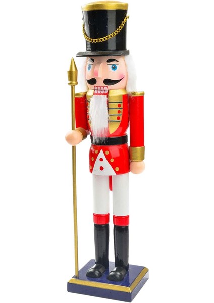 25CM Ahşap Noel Fındıkkıran Figürü A (Yurt Dışından)