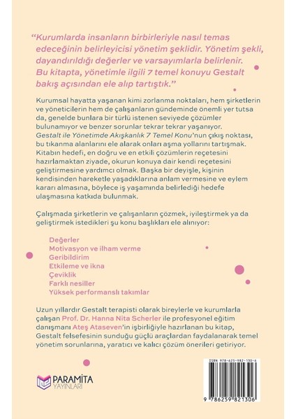 Gestalt ile Yönetimde Akışkanlık - 7 Temel Konu