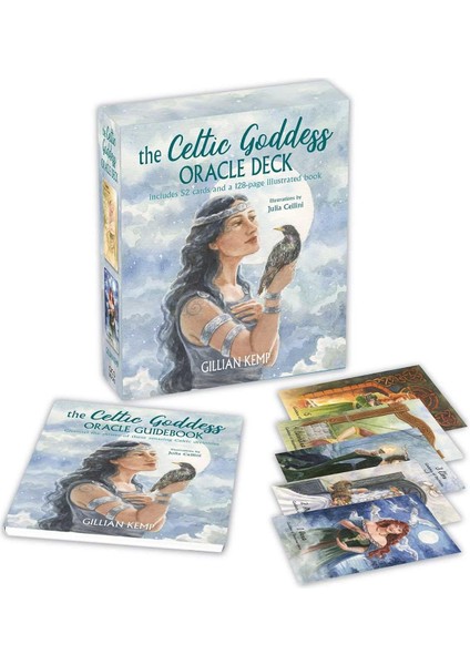 The Celtic Goddess Oracle Deck: Includes 52 Cards And A 128-Page Illustrated Book - Gillian Kemp