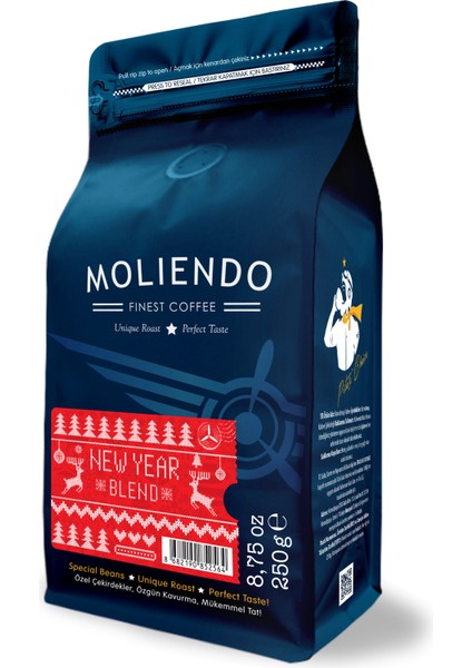 Moliendo New Year Blend Kahve (Öğütülmüş Filtre Kahve) 250 g