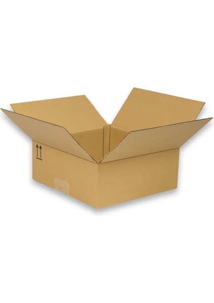 Çift Oluklu Koli 33 x 33 x 14 Kraft 5,08 Desi 30 Adet