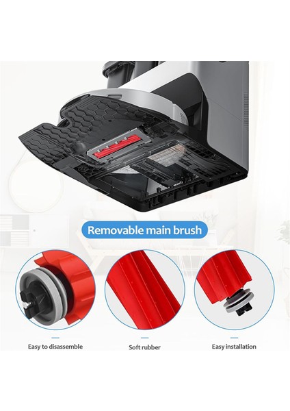 S7 Max Ultra Q100TSC Parçaları Için Uygundur Ana Silindir Yan Fırça Hepa Filtre Paspas Pedi Bez Toz Torbası Aksesuarları (Yurt Dışından) fırsatları