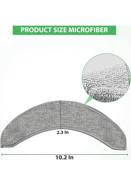 J7+ Robot Süpürge Için Yedek Paspas Pedleri, Mikrofiber Paspas Pedi Aksesuar Seti (Yurt Dışından)
