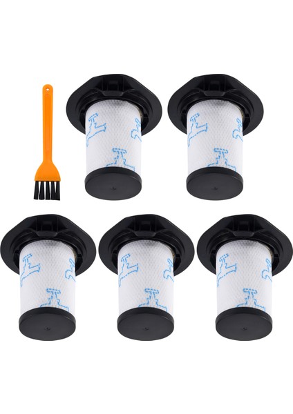 460 RH92XX ve Flex 560 RH94XX Elektrikli Süpürge Için 5 Adet Filtre, Parçalar ZR009002 (Yurt Dışından)