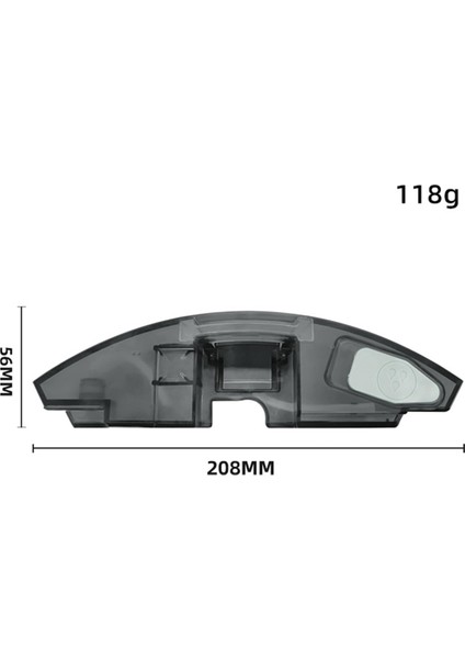 S7 Maxv Ultra/s7 Maxv/s7 Pro Robotlu Süpürge Parçaları Için Uyumlu 4 Paspas Pedli Yedek Su Deposu (Yurt Dışından)