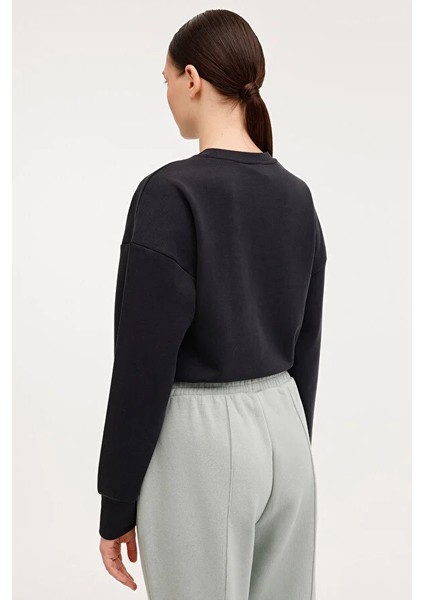 Lumberjack 4W Wl Larina 16CK97 4pr Siyah Kadın Sweatshirt fiyatları