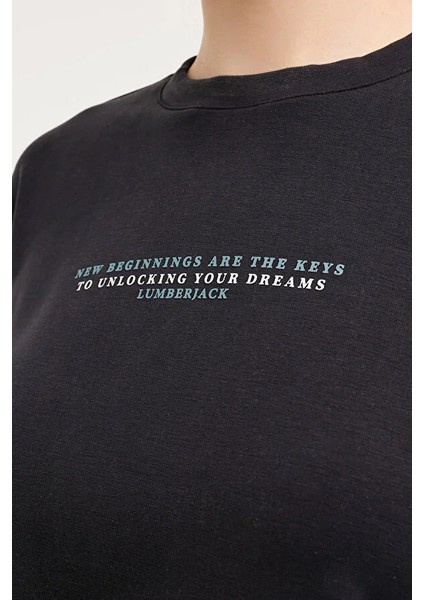 Lumberjack 4W Wl Larina 16CK97 4pr Siyah Kadın Sweatshirt fırsatları