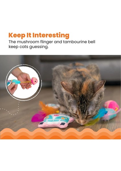 Festival Catnipli Kedi Oyuncağı 3' Lü Paket