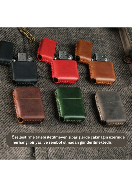 İsme Özel Benzinli Çakmak Hakiki Deri El Yapımı Zippo Tarzı Çakmak Kişiye Özel Çakmak Deri Kaplama Benzinli Erkek Çakmak Hediyelik Çakmak Doğum Günü Yıl Dönümü Hediyesi
