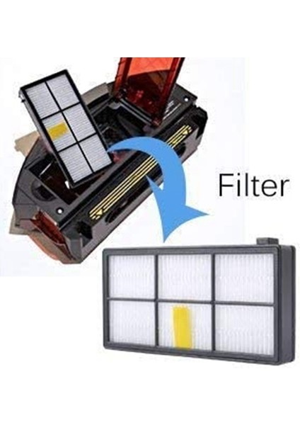 Hepa Filtreler Fırça Parçaları 980 990 900 865 866 800 Için (Yurt Dışından)
