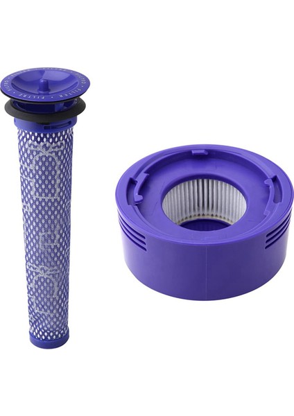 V7 Için 6x Ön Filtre + Hepa Son Filtre Kiti, Kablosuz Vakum, Yedek Ön Filtre ve Son Filtre (Yurt Dışından)
