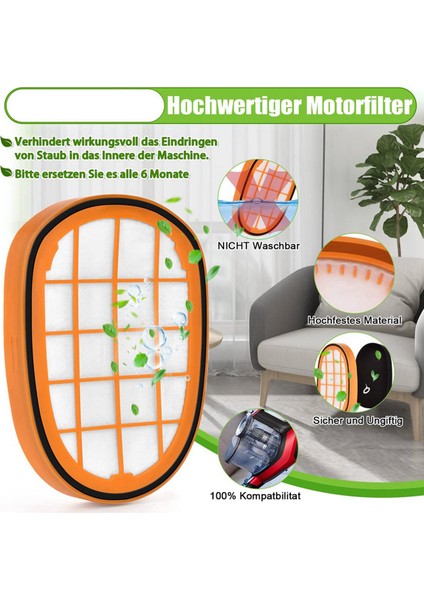 Philips Speedpro Max Aqua El Tipi FC6812 FC6813 ile Uyumlu 4 Paket Filtre (Yurt Dışından)