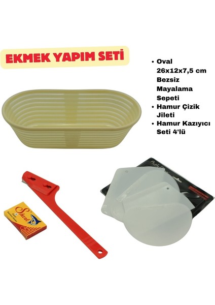 Ekmek Yapım Seti Oval 26 cm fiyatları