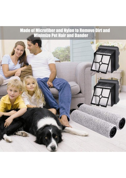 Ifloor 3 Için Yedek Hepa Filtre ve Fırça Rulosu (Yurt Dışından)