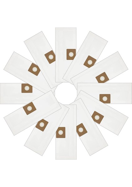 12PCS Vakum Torbaları 2-2.5 Galon Tip B Vakumlu Tek Kullanımlık Filtre Kağıdı Torbaları (Yurt Dışından)