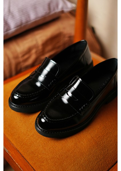 Kadın Loafer Günlük Klasik Ayakkabı Casual Makosen Fonle