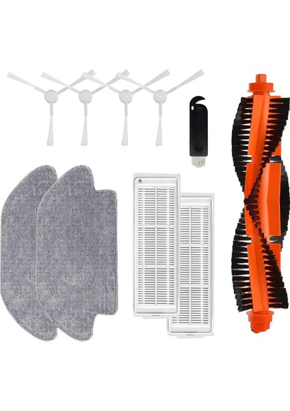 Mi Robot Vakum XMSTJQR2S/MOP 2S/STYJ02YM Ana Yan Fırça Hepa Filtre Paspas Bezi Için Yedek Parçalar (Yurt Dışından)