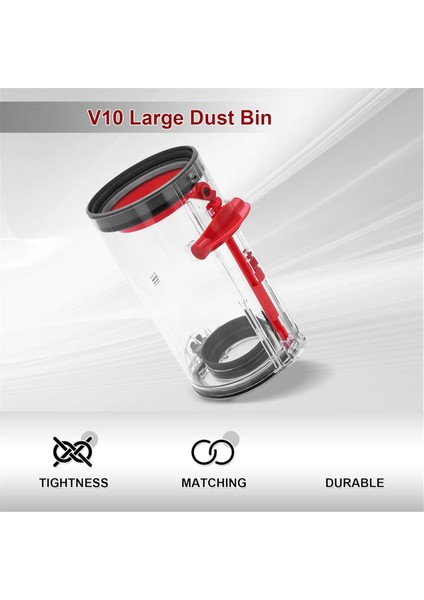 V10 SV12 Elektrikli Süpürge Haznesi Parçaları Için Toz Haznesi Değişimi Büyük Parça No. 969509-01 (Yurt Dışından) modelleri