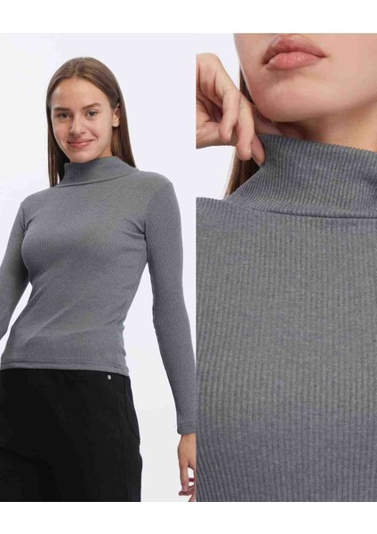 Unisex Yarım Balıkçı Yaka Body