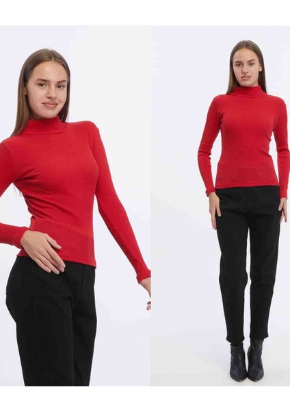 Unisex Yarım Balıkçı Yaka Body