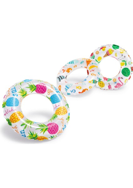 Desenli Çocuk Yüzme Simidi 51 cm (59230)