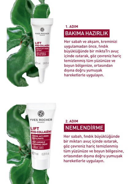 ,Dolgunlaştırıcı Bitkisel Kolajen ve Hyaluronik Bakım/Lift Pro Collagene Tanışma Seti modelleri