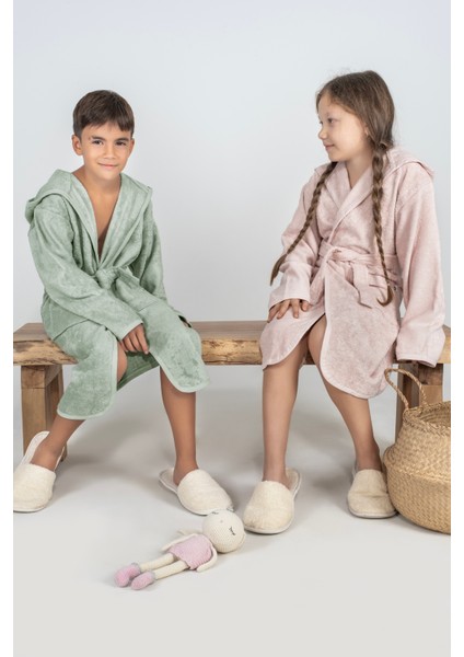 Kapşonlu Bambu Çocuk Bornoz Çok Yumuşak modelleri