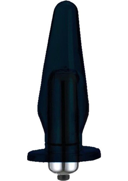 Pembe Tilki Şeffaf Silikon Anal Vibratör Siyah