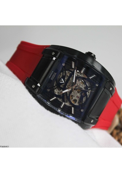 FS600451 Silikon Kordonlu Otomatik Erkek Kol Saati
