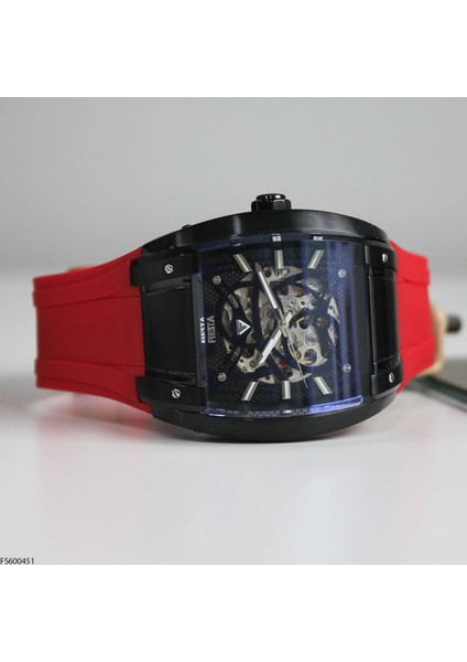 FS600451 Silikon Kordonlu Otomatik Erkek Kol Saati fiyatları