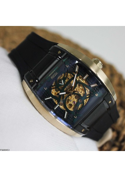 FS600453 Silikon Kordonlu Otomatik Erkek Kol Saati fiyatları