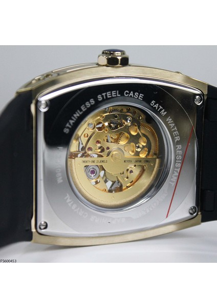 FS600453 Silikon Kordonlu Otomatik Erkek Kol Saati indirimleri