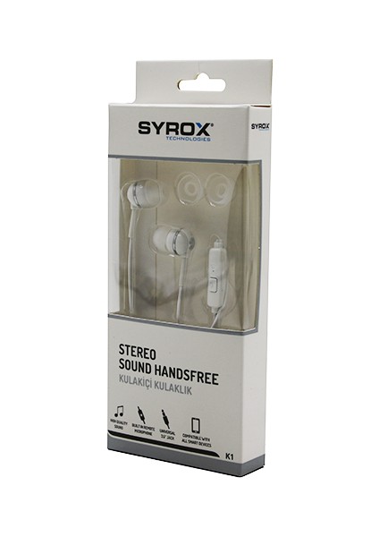 Stereo Sound Kulak Içi Mikrofonlu Kulaklık Aux Girişli (4825)