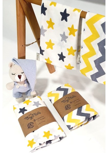 Tek Kişilik 2'li Lastikli Çarşaf-Yastık Kılıfı Takımı